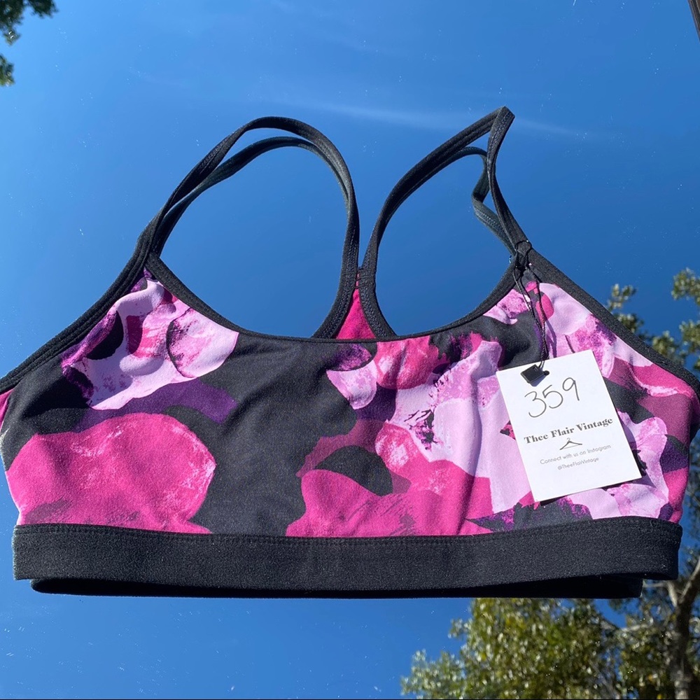 Fabletics Pink Black Snapdragon Reversible Rosie